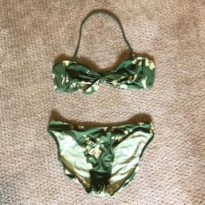 J. Crew Bandeau/Halter Style Bikini